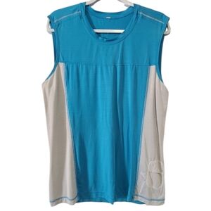 Lululemon Mens Sleeveless Crewneck Muscle Shirt XL 21” PTP Athletic Gym Training